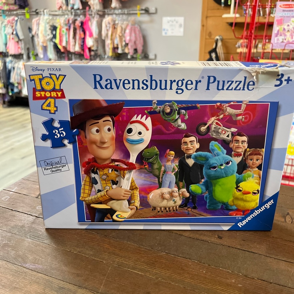 Ravensburger Disney Pixar Toy Story 4 35-piece jigsaw puzzle.